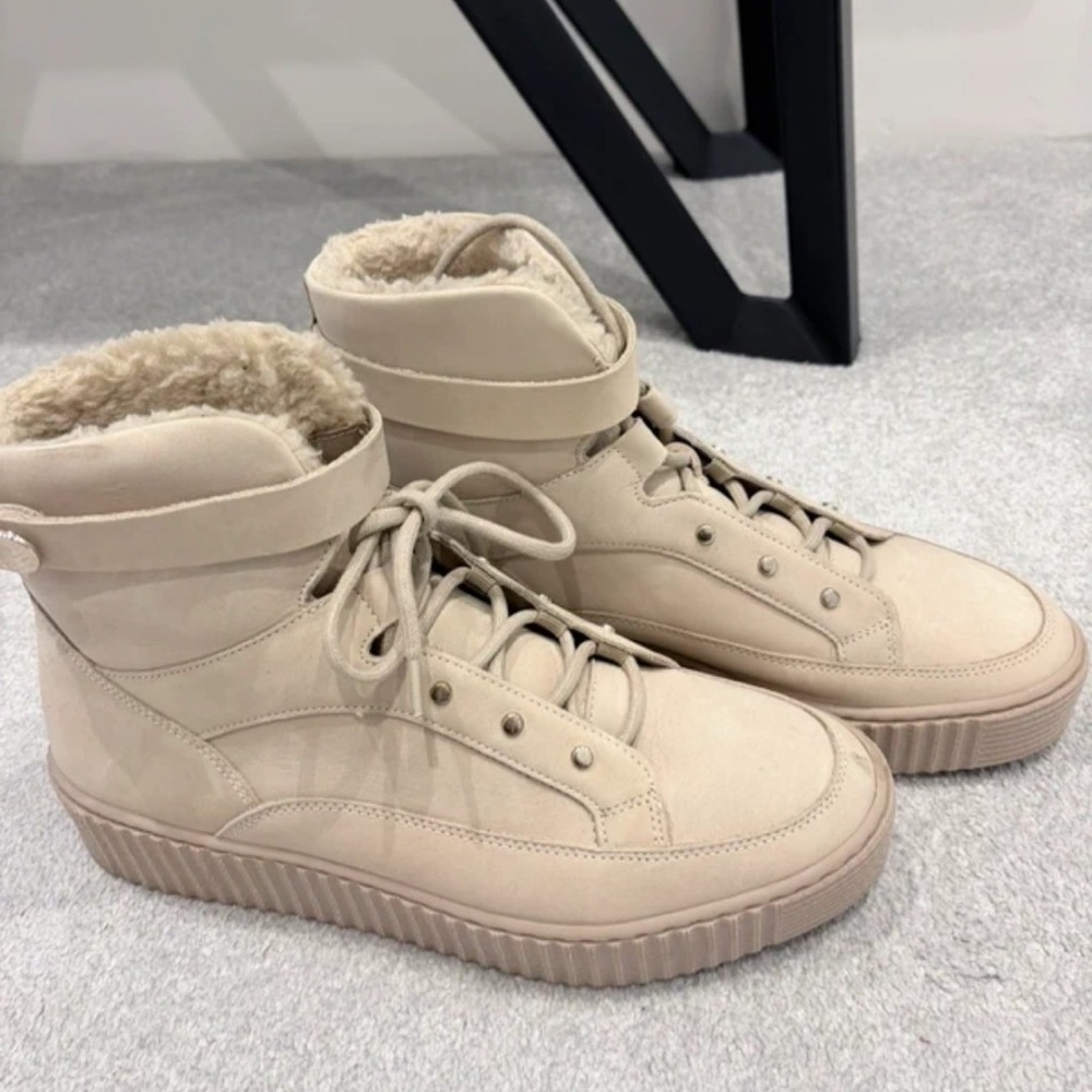 Tommy Hilfiger Cream High-Top Sneakers